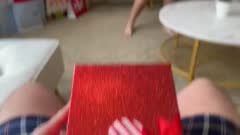 Moms Christmas Gift: Son’s Cock in Mommy Pussy